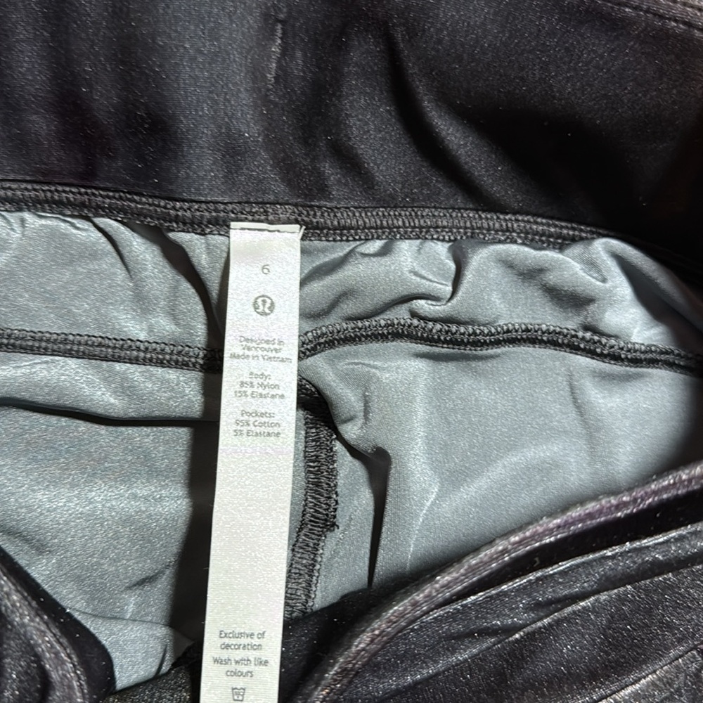 Lululemon Ready to Rulu High Rise Velour Jogger Insterstellar Dark Grey Multi 6 - Picture 8 of 10